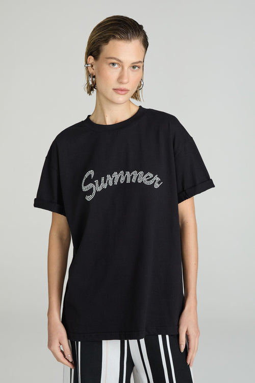 T-SHIRT SUMMER TERMOCOLANTE - PRETO