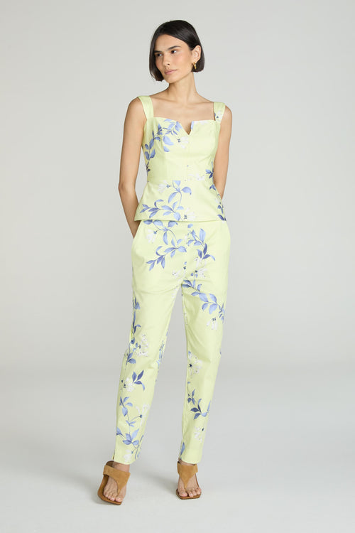 BLUSA - EST FLORAL CITRICO