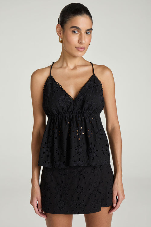 BLUSA LINHO LAISE - PRETO