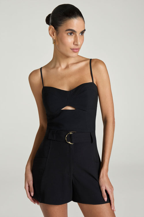 BLUSA DETALHE PESPONTOS - PRETO