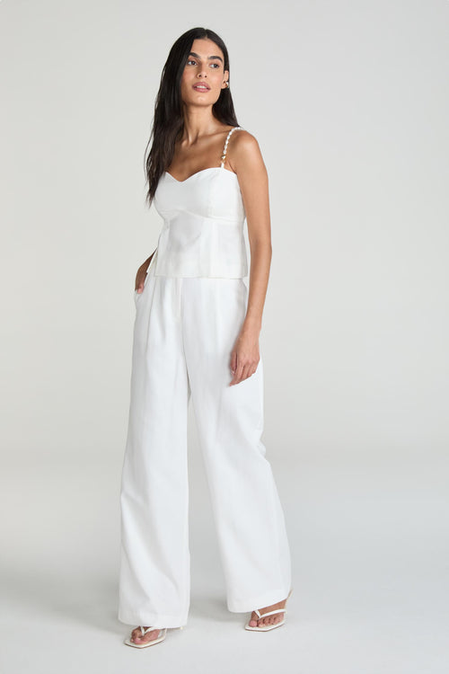 CALÇA ALFAIATARIA WIDE LEG - BRANCO