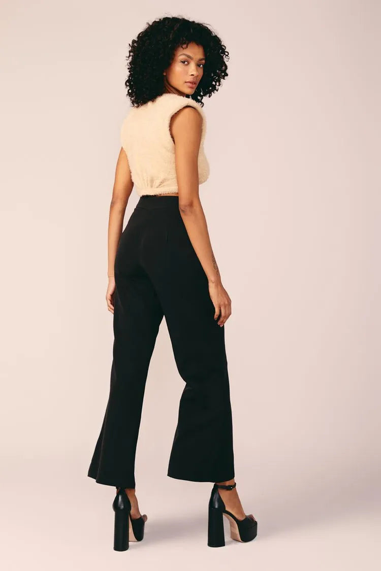 CROPPED COM OMBREIRAS COM PELO - CREME